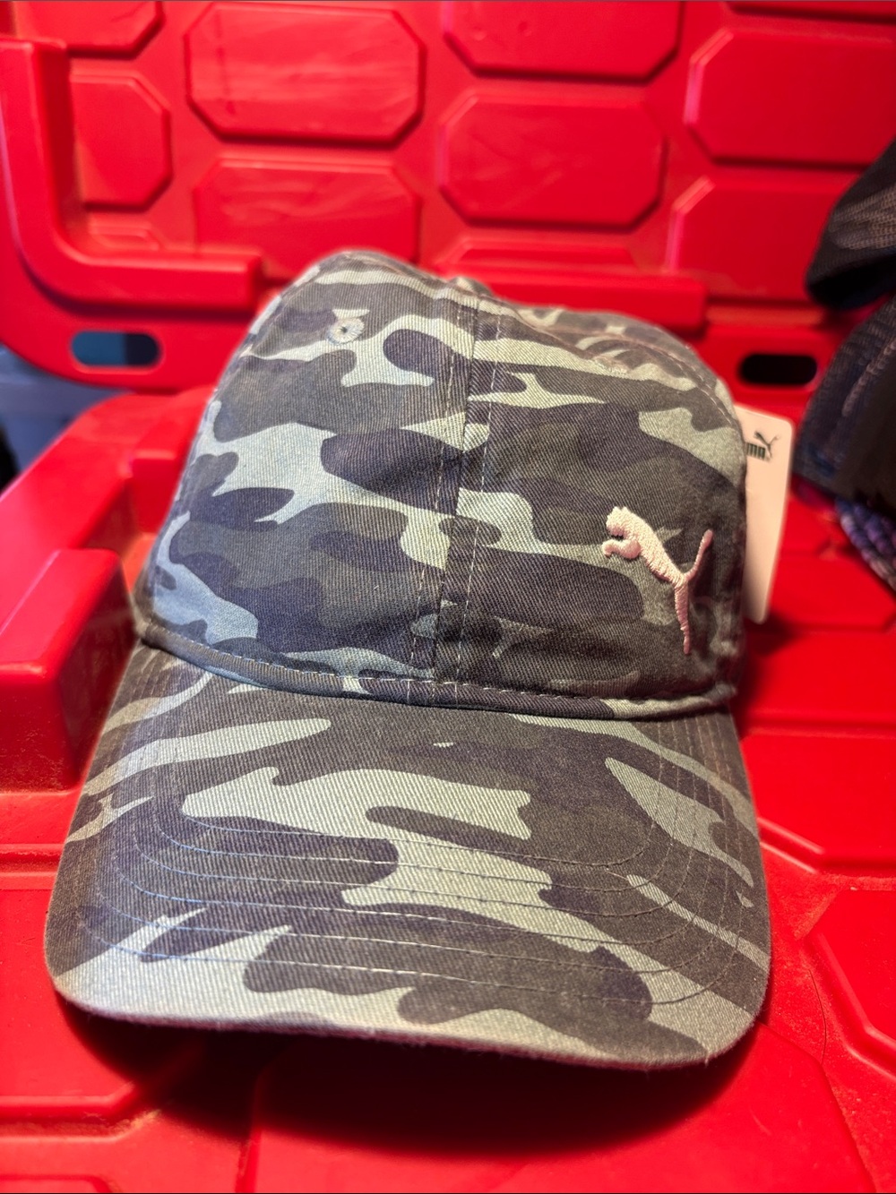 New Puma Hat Camo One size Fits All Adjustable Adult